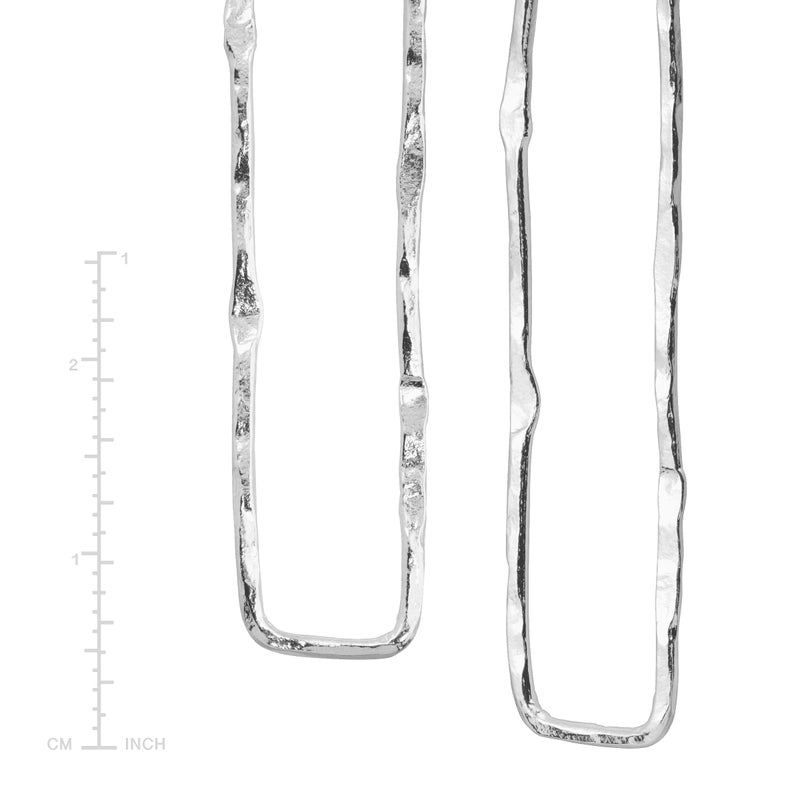 Silpada 'Balancing Act' Drop Earrings in Hammered Sterling Silver - Image 5